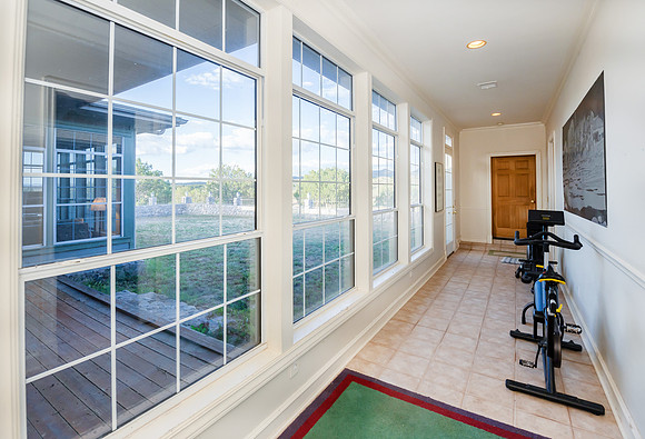entry into garage area
