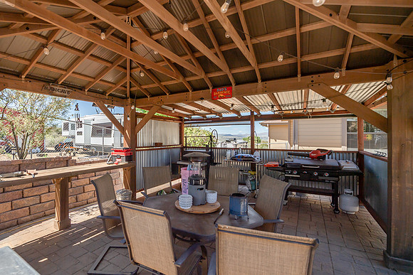 gazibo off patio