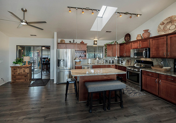 1 (43) kitchen showing az room through sliding glass door