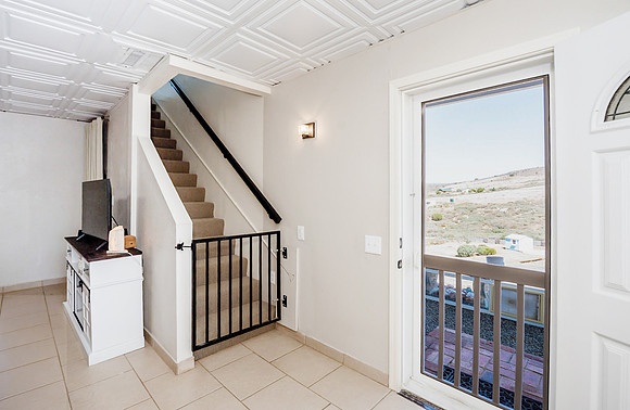 downstairs walkout basement door and stairs