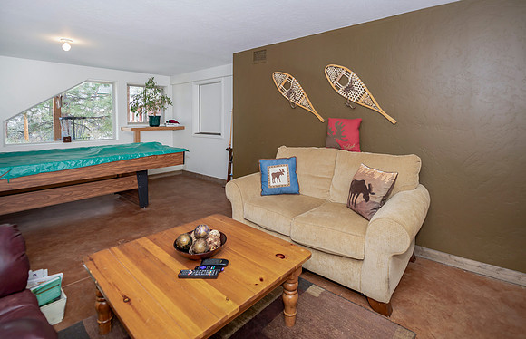 Downstairs living area
