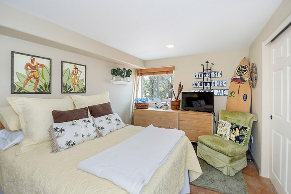 Downstairs guest bedroom