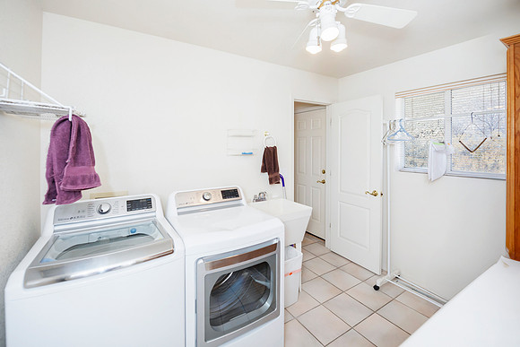 laundry room off master bath