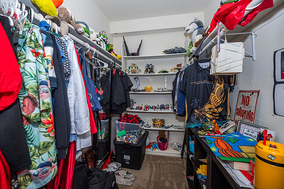 downstairs guest room closet