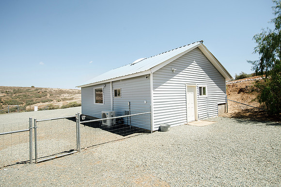 back of office building