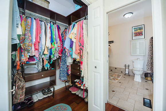 master closet and bathroom