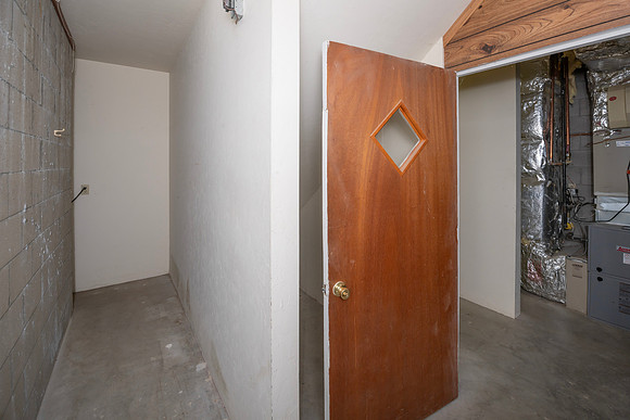 storage area in room in garage