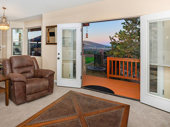FRENCH DOORS OFF LIVING ROOM