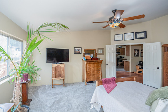 Master bedroom upstairs