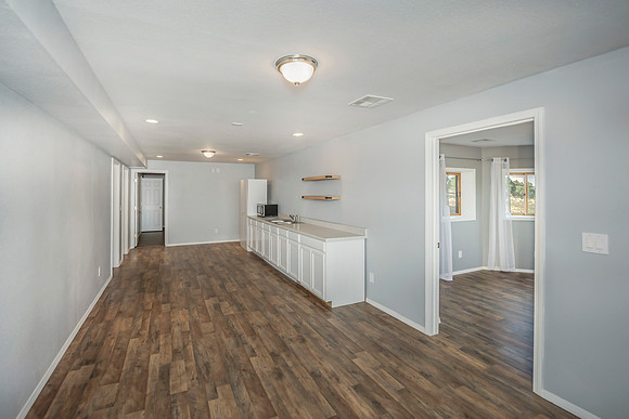basement kitchen
