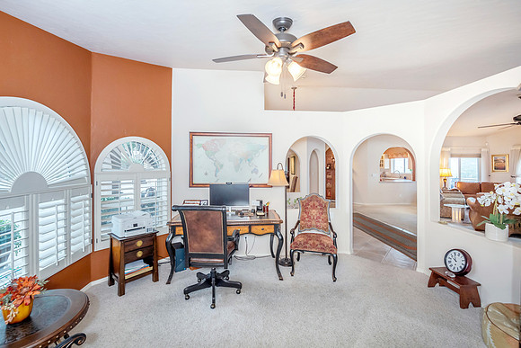 office front of home