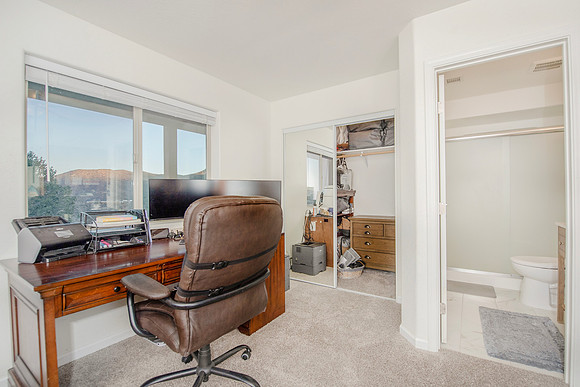 OFFICE LARGE CLOSET AND BATH
